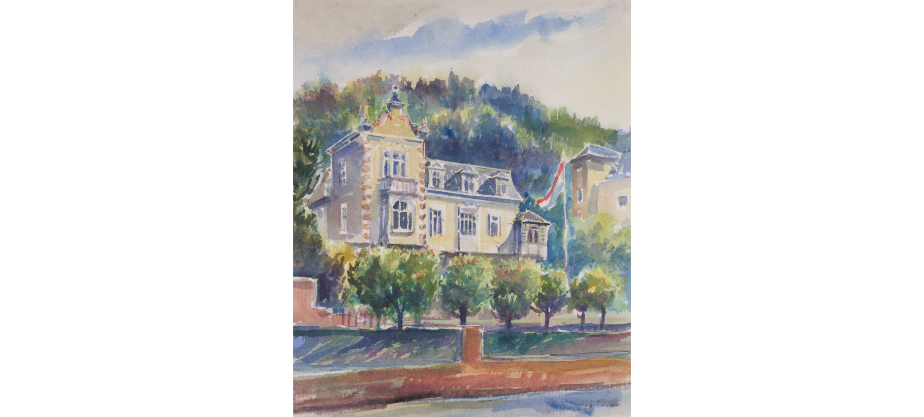 Villa Fuchs Illustration